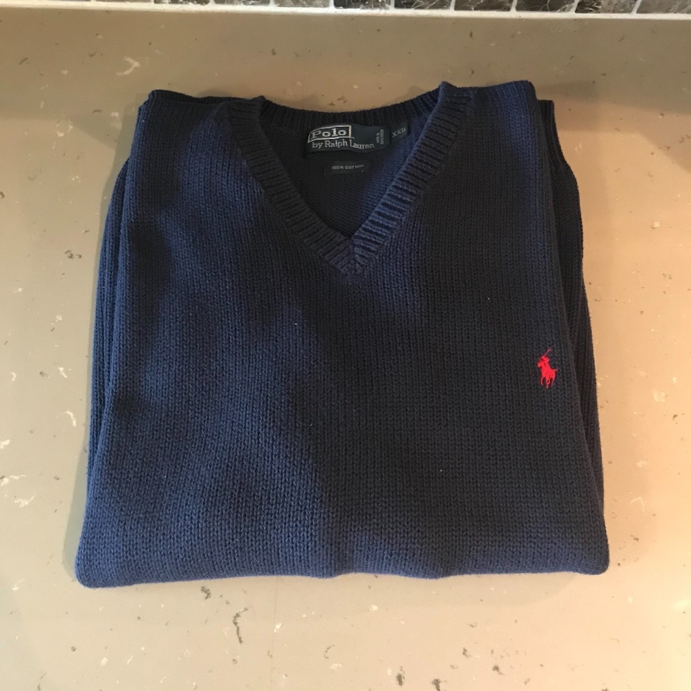 Polo Ralph Lauren Sweater Navy Blue XXL